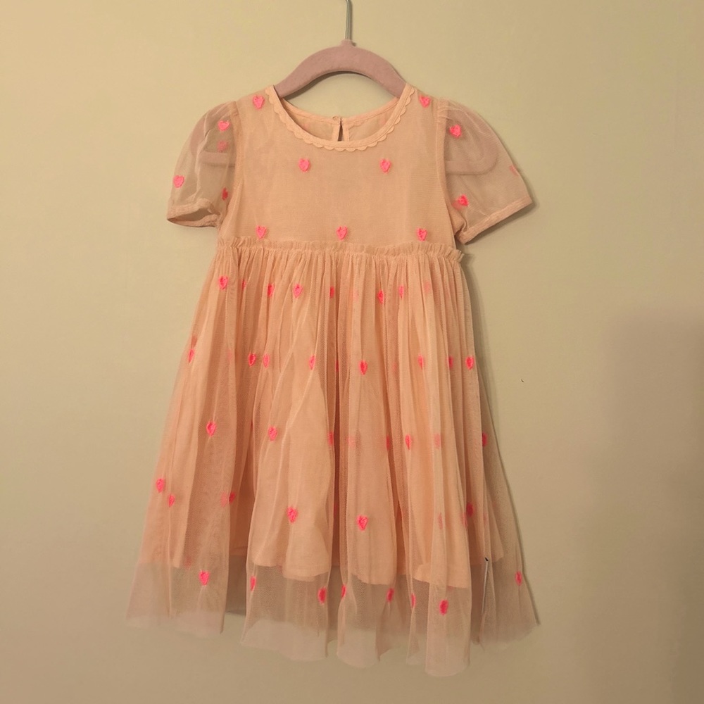 Stella McCartney Kids Sheer Heart Dress